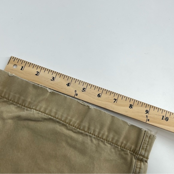 Trailer Pants Mens 38x32 Tan Cargo Heavyweight Wide Leg Baggy Skater Y2K Utility - Picture 6 of 9